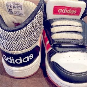 Adidas, toddler Size 5 high tops